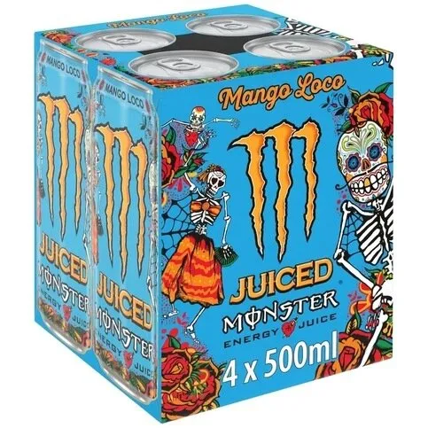 Monster Loco 4 x 500ml